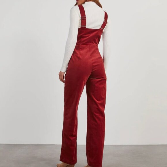 VICI ZACHARY DEE ELLE WINE COLORED JUMPSUIT NWOT XL - Picture 2 of 7